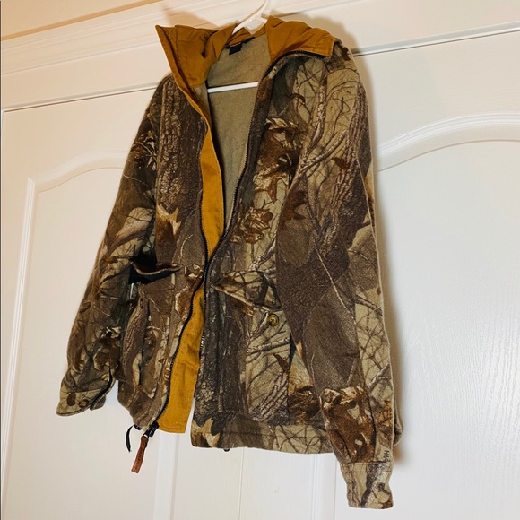 Vintage Woolrich 100% Wool Camo Oversized Men’s Jacket - Picture 6 of 13